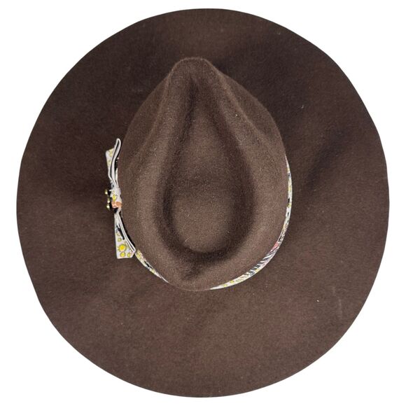 Disney Animal Kingdom Brown Wool Floppy Sun Hat One Size NEW with Tags - Picture 5 of 7
